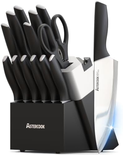 Astercook Knife Set, Kitchen Knives by Astercook