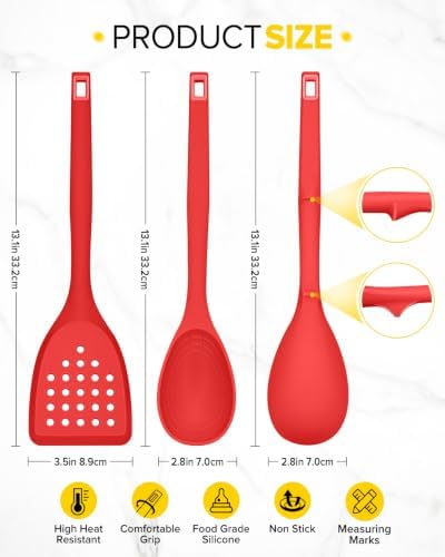 BUNDLEPRO Silicone Cooking Utensils Set - Image 3