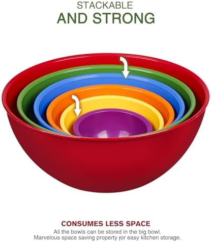 Greentainer Plastic Mixing Bowls - Image 3