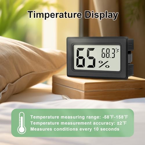 6-Pack Mini Hygrometer Indoor Humidity Meter Digital Thermometer - Image 4