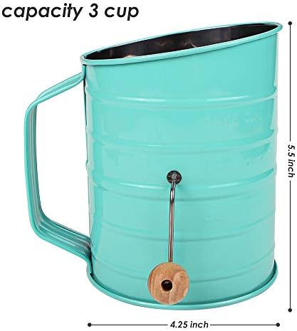 Webake Flour Sifter 3 Cup Stainless Steel Baking Sifter - Image 6