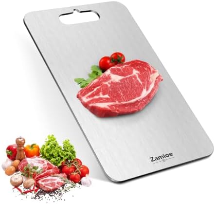 Titanium Cutting Board, Pure Titanium Cutting Boards by Zamioe