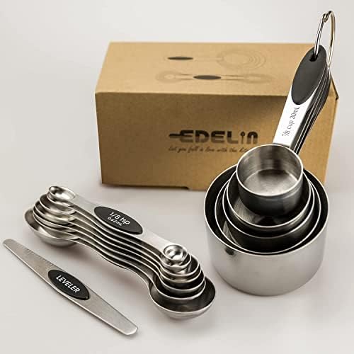 EDELIN Measuring Cups and Magnetic Measuring Spoons Set - Image 2