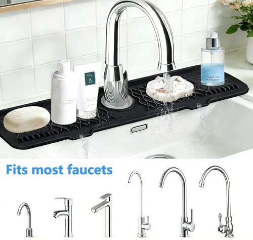 EBIGIC 24 Inch Silicone Faucet Mat - Image 3