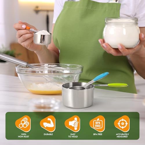 HOTEC 10-Pack Measuring Cups & Spoons Set - Image 3