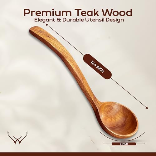 Prime Teak Wooden Ladle Set - Image 6