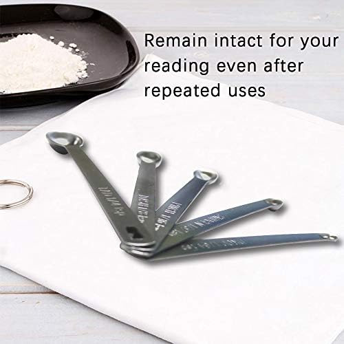 4Pack Mini Measuring Spoon Set, Small Teaspoon - Image 5