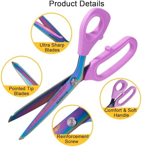10" Scissors All Purpose, Heavy Duty Office Scissors - Image 5