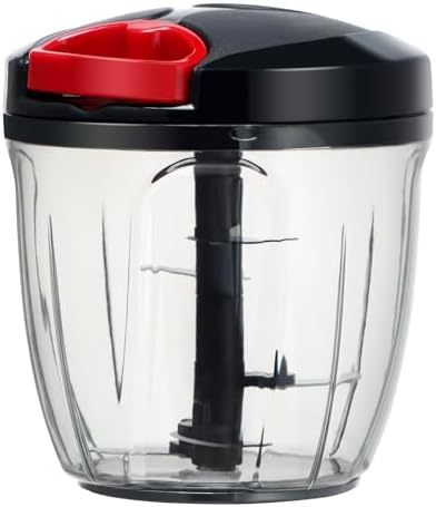 Ourokhome Manual Food Processor Vegetable Chopper, Portable Hand Pull String by Ourokhome