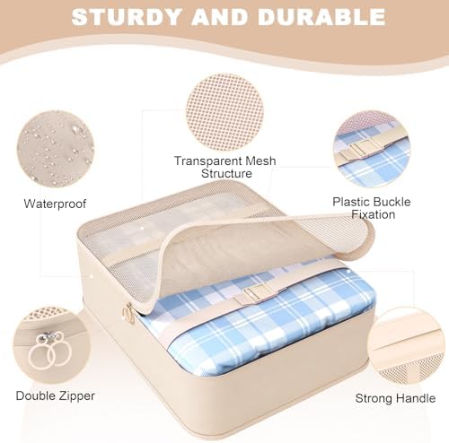 9 Set Packing Cubes for Travel, Suitcase Organizer Bags for Luggage - Image 5