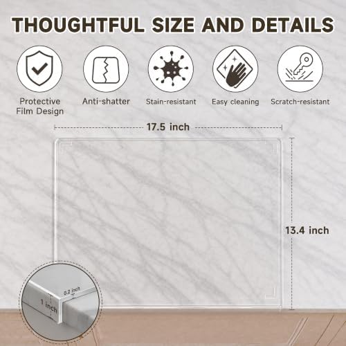 SWSKR 2PCS Acrylic Cutting Board - Image 6