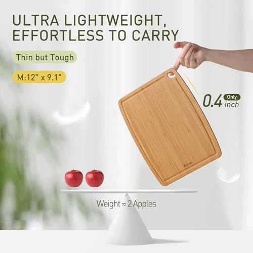 Lightweight Durable Bamboo Cutting Board - Image 3