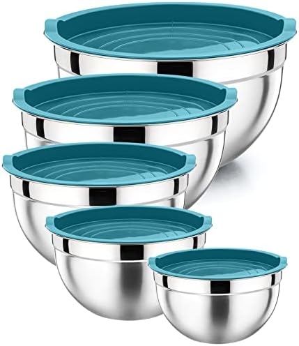P&P CHEF Metal Mixing Bowls by PPCHEF