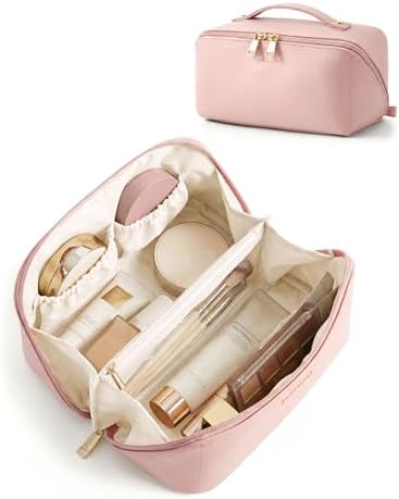 BAGSMART Makeup Bag Travel Cosmetic Bag, Women Toiletry Case by BAGSMART