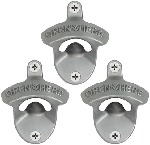 Retro Silver Beer Bottle Opener by Wallmountedbottleopener
