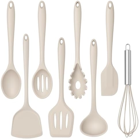 TeamFar Silicone Cooking Utensils Set by TeamFar