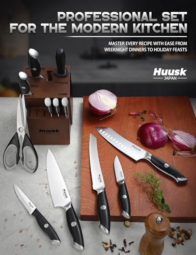 Huusk Kitchen Knife Block Set - Image 2