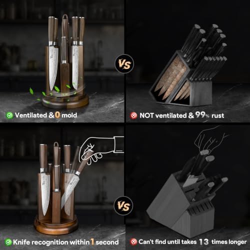 SYOKAMI 14-Piece Kitchen Knife Set - Image 4