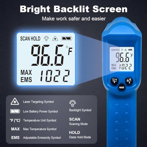 Infrared Thermometer Temperature Gun - Image 2