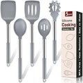 5Pcs Silicone Cooking Utensils Set, Heat Resistant Kitchen Tools Include by Unknown