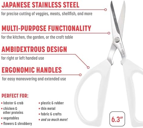 Joyce Chen Original Unlimited Kitchen Scissors All Purpose Kitchen Shears - Image 2