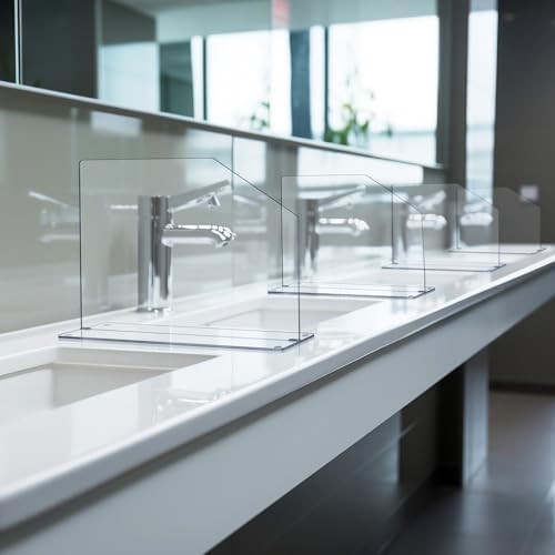 Vesici 2 Pcs Splash Guard for Sink, 4.5" Base - Image 6