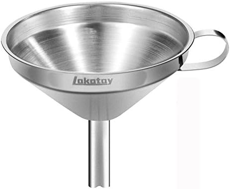 5-Inch Food Grade Stainless Steel Kitchen Funnel by Lakatay