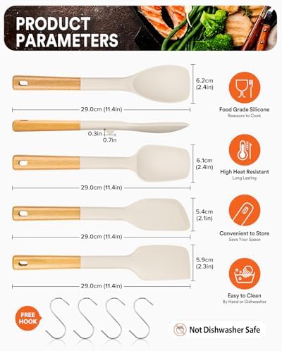 Badiano Silicone Spatula Spoon Set - Image 2