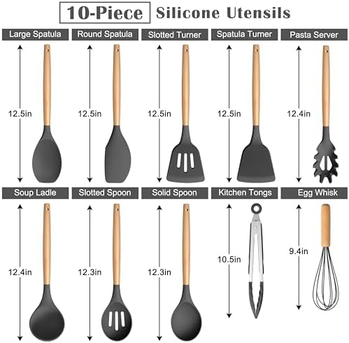 E-far Silicone Cooking Utensils Set - Image 2