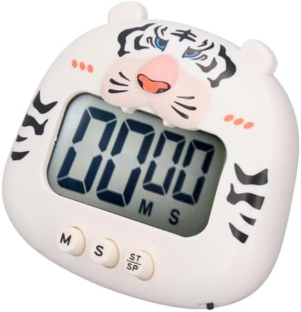 Digital Kitchen Timer Countup Countdown Cartoon Animal Sound Flash Alert Easy by Srliya