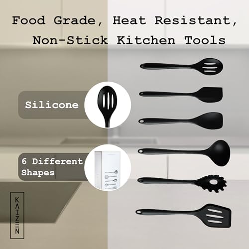 KAIZEN 6 Piece Silicone Utensils Set - Image 3