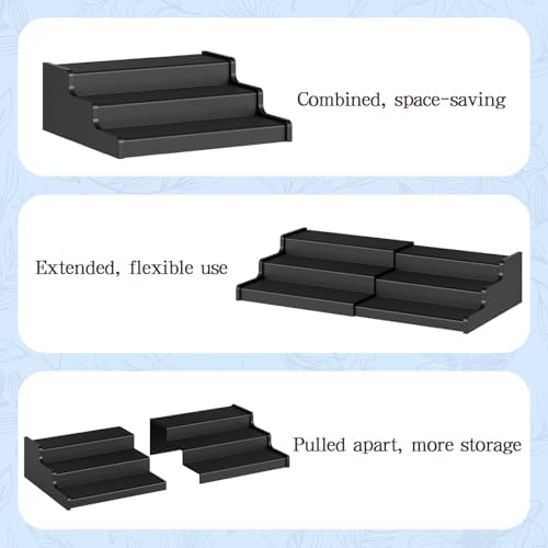 3-Tier Expandable Bamboo Can Organizer - Image 4