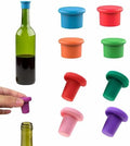 8-Pack Vibrant Silicone Wine Stoppers by Unknown