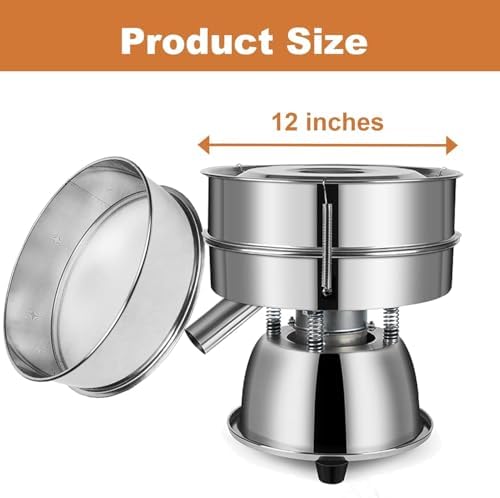 Sidasu Automatic Powder Sifter Machine–12&80 Mesh Flour Sifter - Image 2