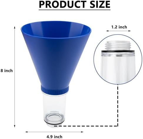 Funnels for Automotive Use, Engine Oil Change Tool, Compatible - Image 2
