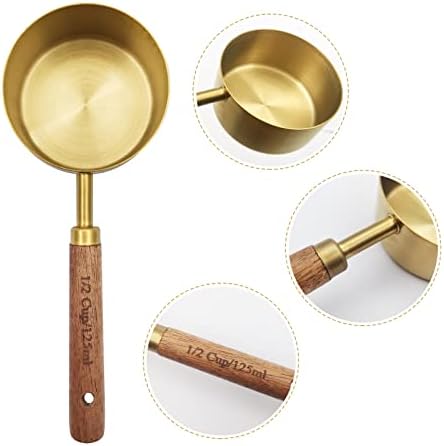 Gold Measuring Cups and Spoons Set - Image 3