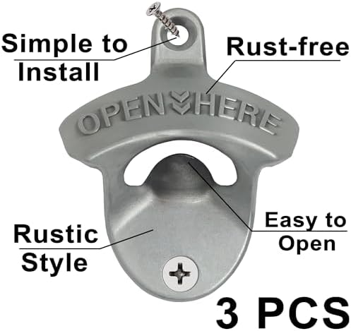 Retro Silver Beer Bottle Opener - Image 2