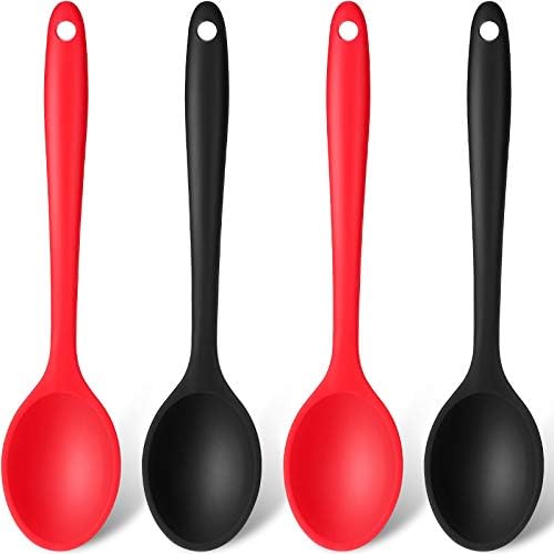 Patelai 4 Pcs Small Silicone Spoons by Patelai