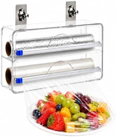 2in1 Plastic Wrap Dispenser by COZYCRAZE