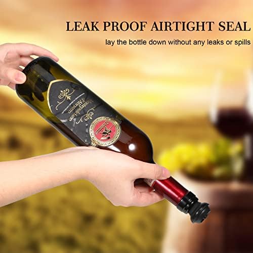 Honoson 24 Pieces Silicone Wine Stoppers Vacuum Seal Reusable - Image 6