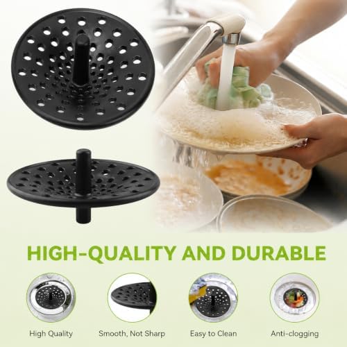 2 Pack 3.14" Kitchen Sink Garbage Disposal Drain Strainer Cover - Image 6