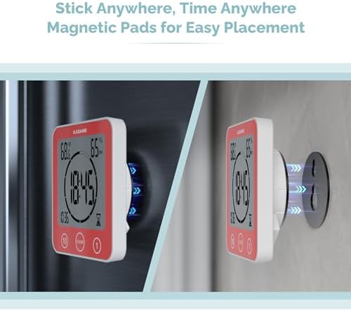 KADAMS Shower Clock Waterproof Bathroom Timer – Digital Wall Clock - Image 6
