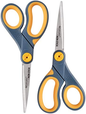 Westcott 8-Inch Non-Stick Titanium Scissors by Westcott