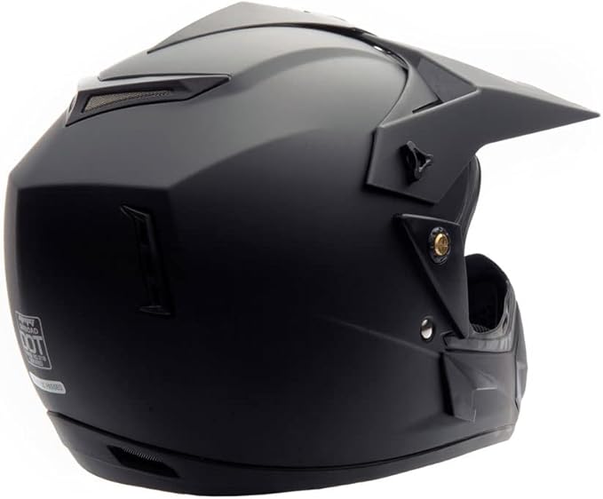 MMG Adult Motorcycle Off Road Helmet DOT - MX ATV Dirt Bike Motocross UTV - with Goggles