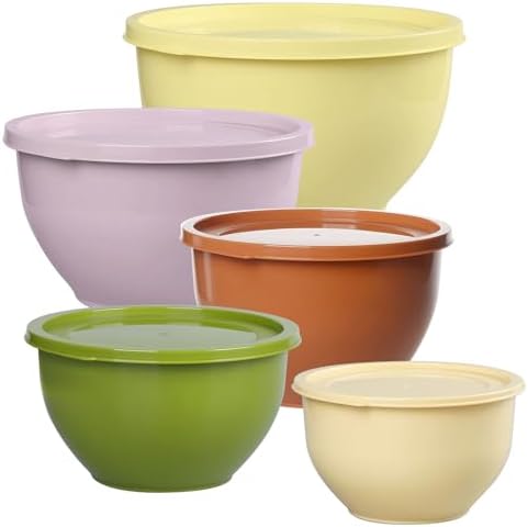 Greentainer Plastic Mixing Bowls by Greentainer