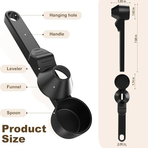 Coffee Scoop & Funnel for Reusable K Cup Refillable Coffee Pods, Coffee - Image 4