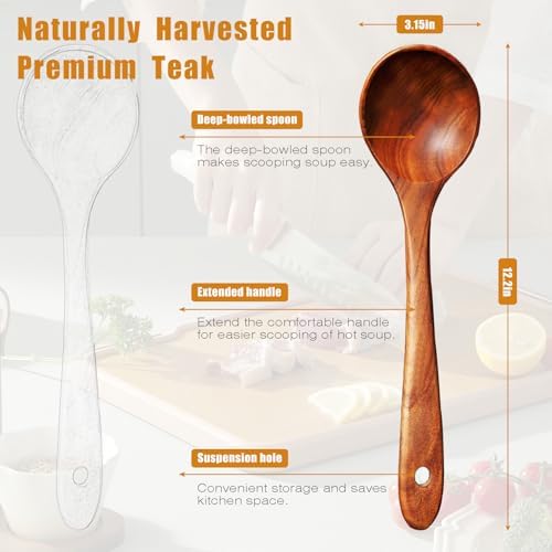 Wooden Spoons for Cooking - Image 2