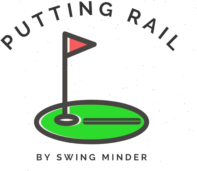 Putting Rail & Golf Stance Training Aid 2-in-1 | Golf Alignment & Putting Ruler 36 Inches with Carrying Case