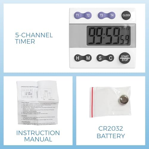 Sper Scientific Portable Digital Kitchen & Lab Timer 810015 - Image 3