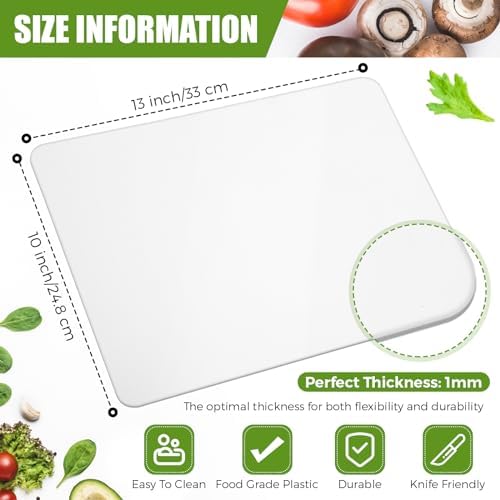 Hushee 60 Count Disposable Cutting Board Sheets, 10 x 13 Inch - Image 2